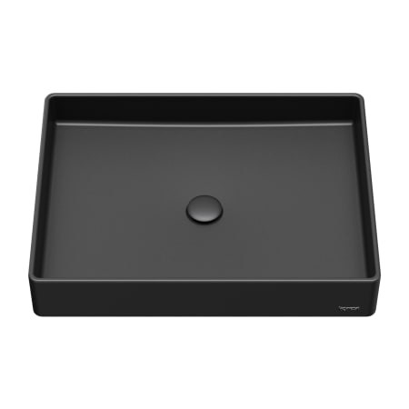Karran USA Sternhagen 23-5/8" Rectangular Quartz Composite Vessel Bathroom Sink Black