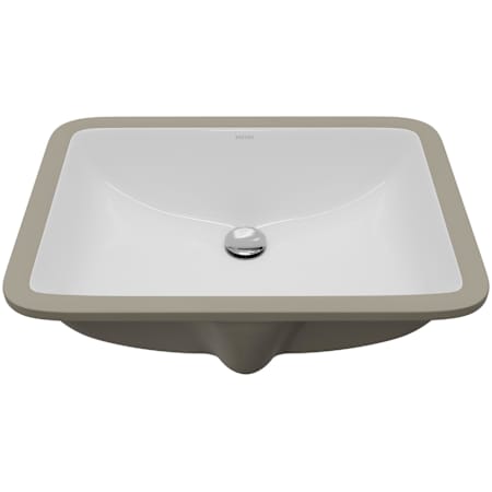 Karran USA Valera 21" Rectangular Vitreous China Undermount Bathroom Sink with Overflow White