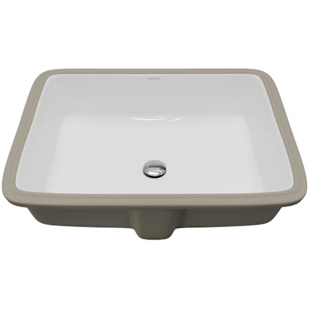 Karran USA Valera 19-1/2" Rectangular Vitreous China Undermount Bathroom Sink with Overflow White