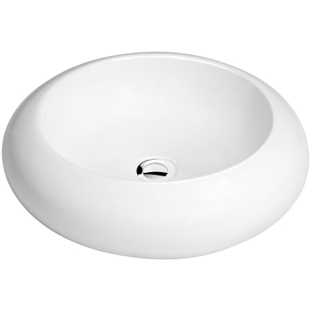 Karran USA Valera 19-1/2" Circular Vitreous China Vessel Bathroom Sink White