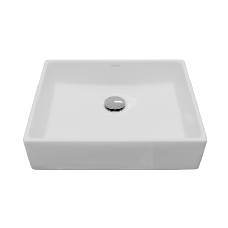 Karran USA Valera 15-1/2" Rectangular Vitreous China Vessel Bathroom Sink White