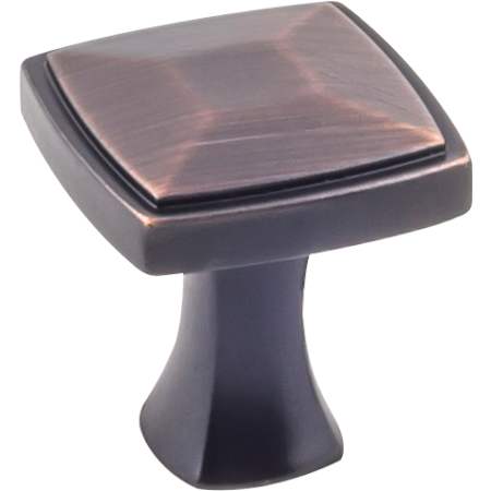 KasaWare Traditional Pack of (4) - 1-1/16" Square Cabinet Knobs Brushed Oil Rubbed Bronze