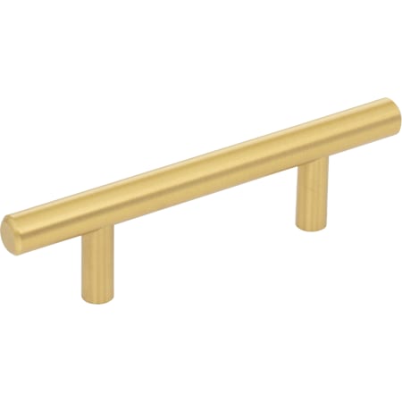 KasaWare Modern Pack of (2) - 3" Center to Center Sleek Cabinet Bar Handles / Drawer Bar Pulls Brushed Gold