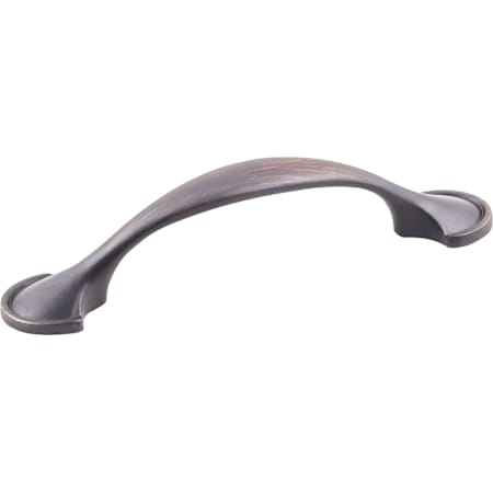 KasaWare Vintage Pack of (2) - 3" Center to Center Soft Arch Half Spoon Foot Cabinet Pulls Brushed Oil Rubbed Bronze