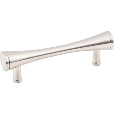 KasaWare Cone Pack of (2) - 3" Center to Center Conical Hourglass Cabinet Bar Handles / Drawer Bar Pulls Satin Nickel