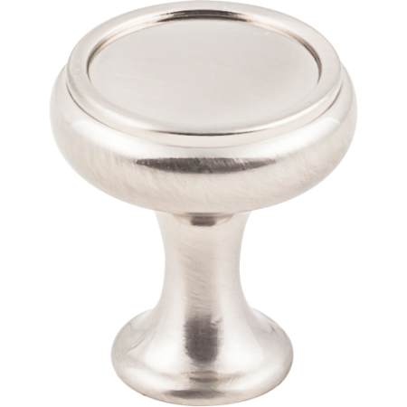 KasaWare Traditional Pack of (4) 1-1/8" Round Mushroom Farmhouse Cabinet / Drawer / Furniture Knobs Satin Nickel