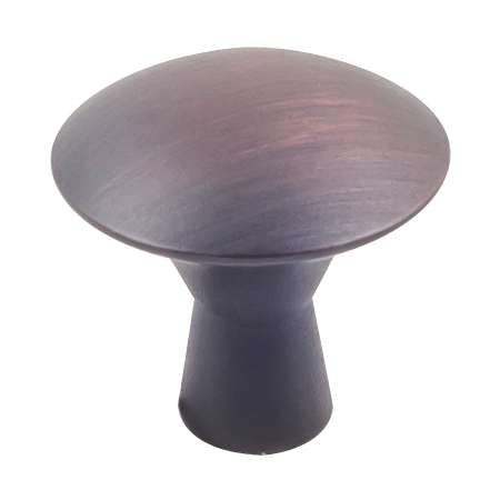 KasaWare Contemporary Pack of (10) - 1-1/16 Inch Mushroom Domed Disc Cabinet / Drawer Knobs Brushed Oil Rubbed Bronze