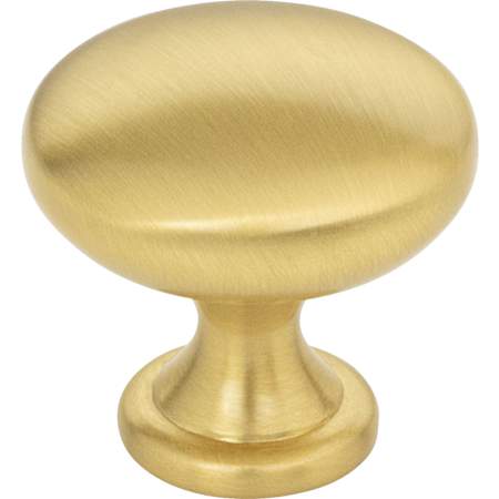 KasaWare Traditional Pack of (10) - 1-3/16" Mushroom Cabinet / Drawer Knobs Brushed Gold