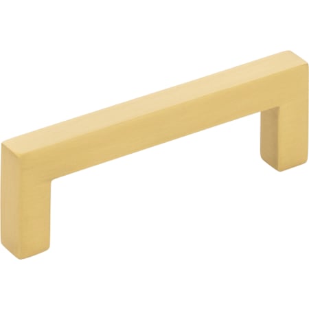 KasaWare Modern Pack of (8) - 3" Center to Center Clean Square Cabinet Handles / Drawer Pulls Brushed Gold