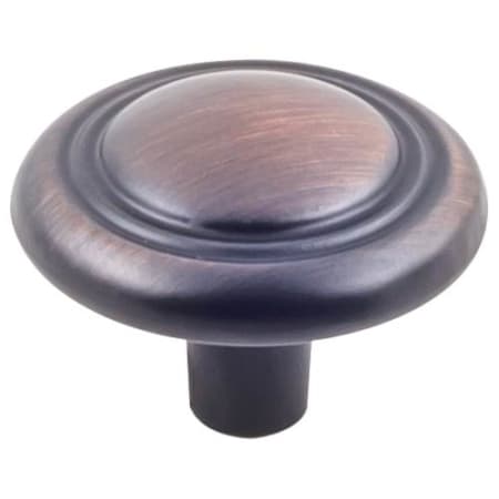 KasaWare Classic Traditional Pack of (10) - 1-1/4 Inch Ridged Mushroom Round Cabinet / Drawer Knobs Brushed Oil Rubbed Bronze