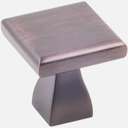 KasaWare Contemporary Pack of (10) - 1 " Square Flared Foot Elegant Cabinet Knobs Brushed Oil Rubbed Bronze