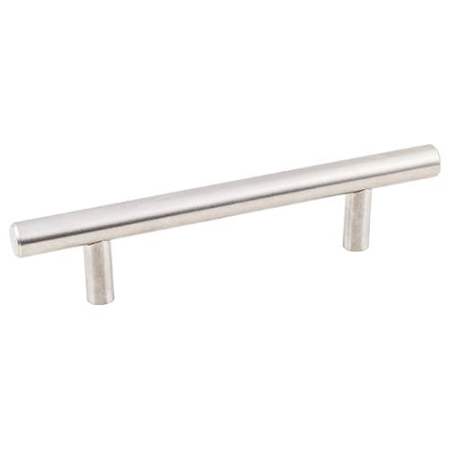 KasaWare Modern Industrial Pack of (8) - 3-3/4 Inch Center to Center Round Cabinet Bar Handle / Drawer Bar Pull Stainless Steel