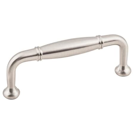 KasaWare Traditional Pack of (8) - 3 Inch Center to Center Knuckled Barrel Cabinet Handles / Drawer Pulls Satin Nickel