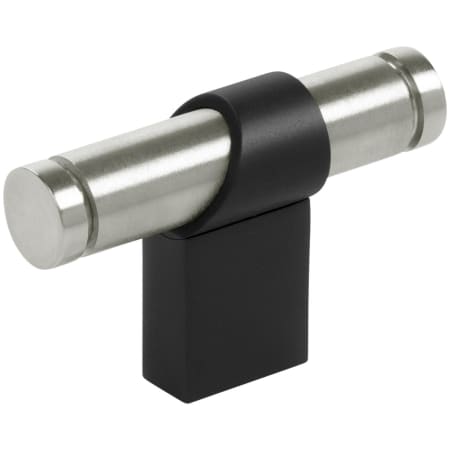 Keeler Sydney 2-1/4" T Bar Solid Brass Split Finish Custom Luxury Cabinet / Drawer T Bar Knob - Exclusive Matte Oil Rubbed Bronze / Satin Nickel