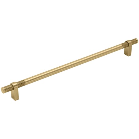Keeler Beaumont 12" Center to Center Solid Brass Diamond Knurled Custom Luxury Exclusive Cabinet Bar Handle / Drawer Bar Pull Satin Brass