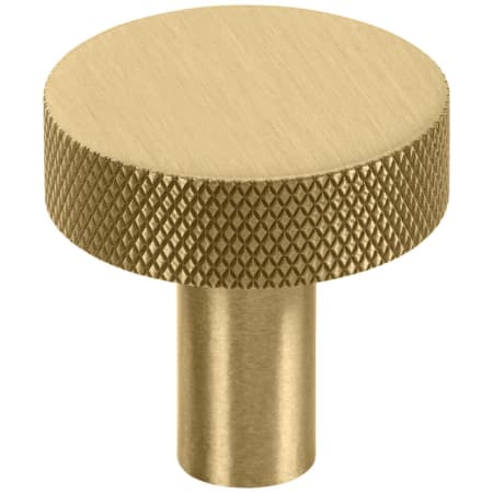Keeler Beaumont 1-1/4" Solid Brass Diamond Knurled Luxury Custom Exclusive Round Disc Cabinet / Drawer Knob Satin Brass