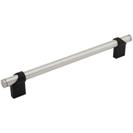 Keeler Sydney 12" Center to Center Solid Brass Split Finish Custom Exclusive Appliance Handle / Pull Matte Oil Rubbed Bronze / Satin Nickel
