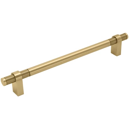 Keeler Beaumont 12" Center to Center Solid Brass Diamond Knurled Custom Exclusive Appliance Handle / Pull Satin Brass