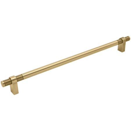 Keeler Beaumont 18" Center to Center Diamond Knurled Solid Brass Custom Exclusive Appliance Handle / Pull Satin Brass