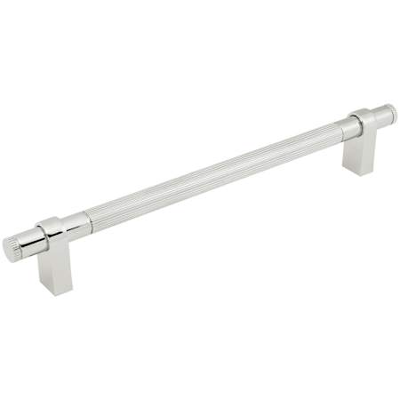 Keeler Marianna 12" Center to Center Reeded Solid Brass Custom Exclusive Appliance Bar Handle / Pull Polished Nickel