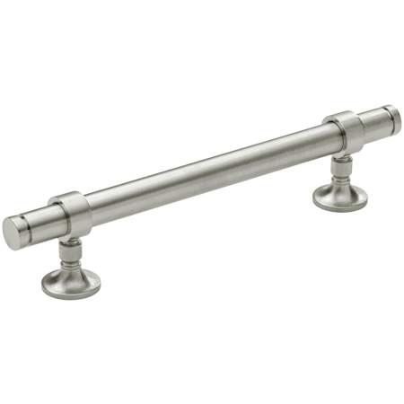 Keeler Cordelia 5-1/16" Center to Center Modern Industrial Solid Brass Custom Exclusive Cabinet Bar Handle / Drawer Bar Pull Satin Nickel