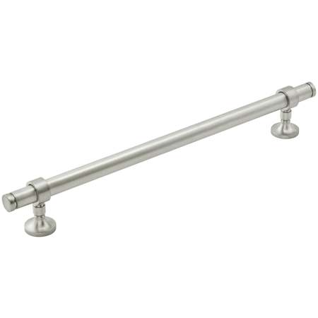 Keeler Cordelia 8-13/16" Center to Center Solid Brass Modern Industrial Pipe Style Exclusive Cabinet Bar Handle / Drawer Pull Satin Nickel