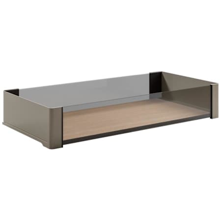 Kessebohmer CONERO 14 Inch Full Extension Concealed Drawer System with 40 Pound Weight Capacity - Single Champagne