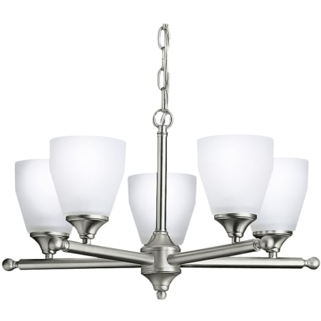 Pictured in Brushed Nickel