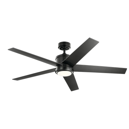 Kichler Brahm 56" 5 Blade Indoor LED Ceiling Fan Satin Black