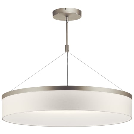 Kichler Mercel 32" LED Drum Chandelier Satin Nickel