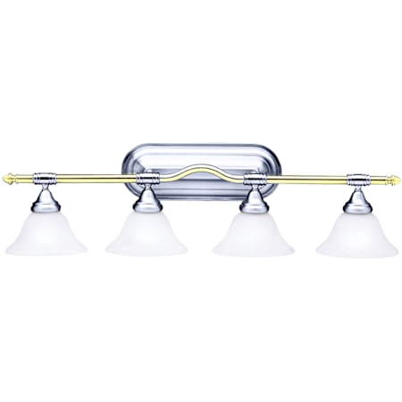 Pictured in Polished Brass with Chrome