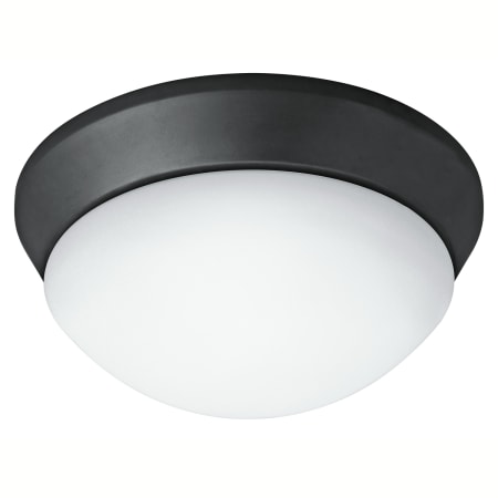 Kichler Ceiling Space Single Light 10" Wide Flush Mount Ceiling Fixture Black (Painted)