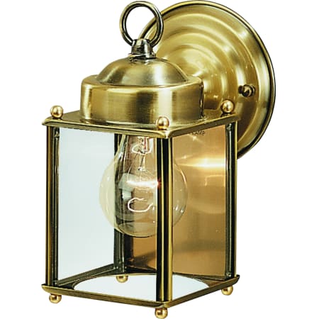 Kichler 1 Light 8" Outdoor Wall Light Antique Brass