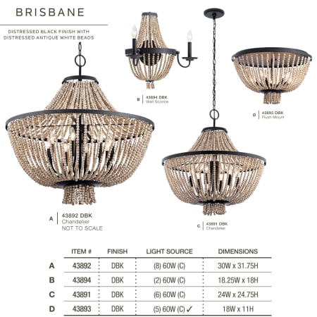 The Brisbane Collection from Kichler