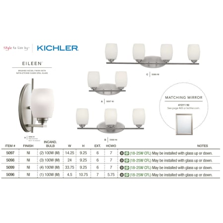The Kichler Eileen Collection from the Kichler catalog.