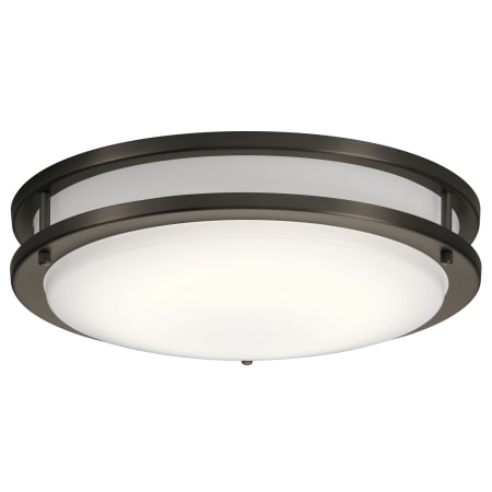 Kichler Avon 14" Wide Integrated LED Flush Mount Drum Ceiling Fixture Olde Bronze