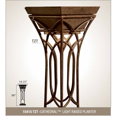 Kichler 15415TZT Light Raised Planter