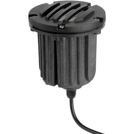 Kichler Single 5" Wide 12V In-Ground Well Light Black Brass