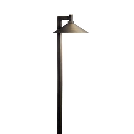 Kichler Single Light 26" Tall Integrated LED Side-Mount Landscape Path Light - 3000K Centennial Brass