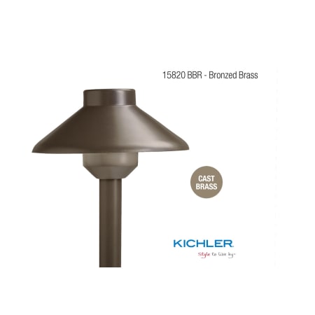 Kichler 15820BBR Bronzed Brass