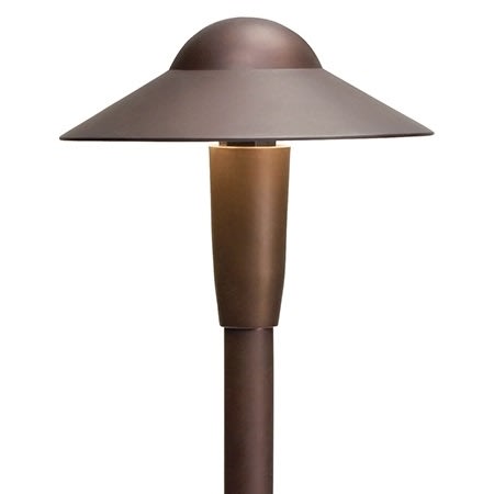 Kichler Dome 22" LED Path and Spread Light - 2700K Bronzed Brass