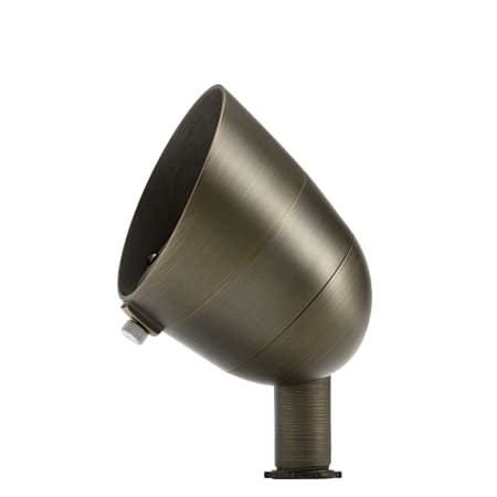 Kichler Single Light 3-1/4" Wide Integrated LED Outdoor Single Head Flood Light Centennial Brass