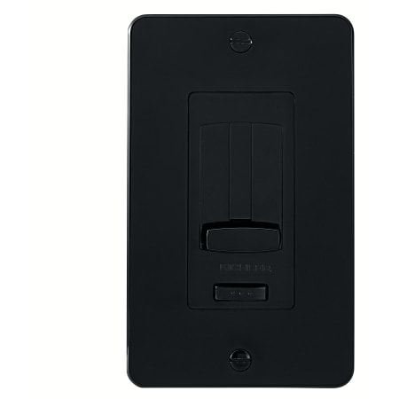 Kichler Single Gang Wall Plate for Under Cabinet System LED Dimmer Black Material
