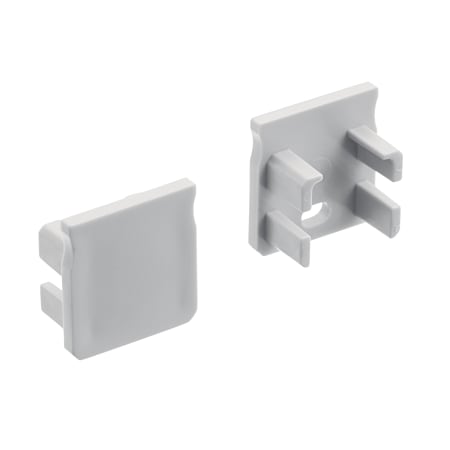 Kichler TE Standard Series Deep Well Surface-Mount Channel End Caps, Pack of 10 Silver