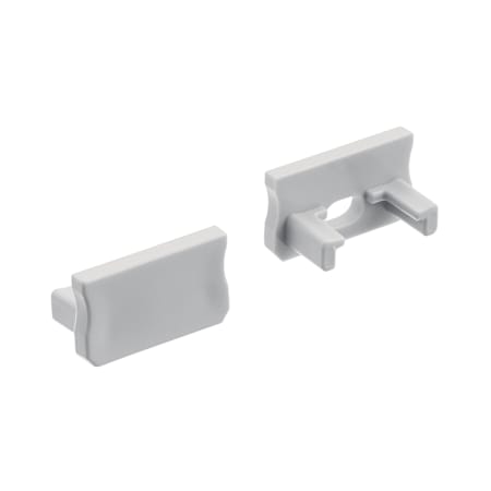 Kichler TE Standard Series Standard Surface-Mount Channel End Caps, Pack of 10 Silver