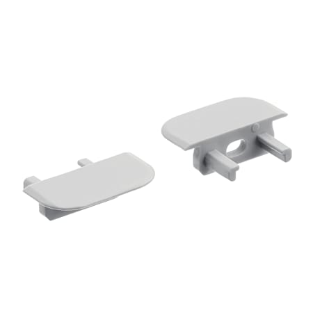 Kichler TE Standard Series Shallow Well Recessed Channel End Caps, Pack of 10 Silver