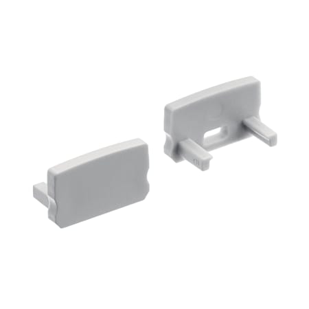 Kichler TE Standard Series Shallow Well Surface-Mount Channel High End Caps, Pack of 10 Silver