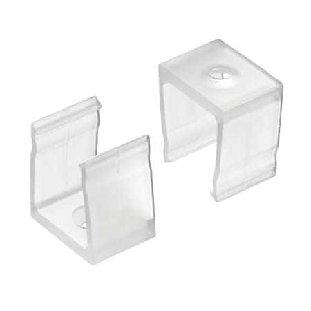 Kichler TE Standard Series Deep Well Surface-Mount Channel Clear Mounting Clips, Pack of 10 Clear