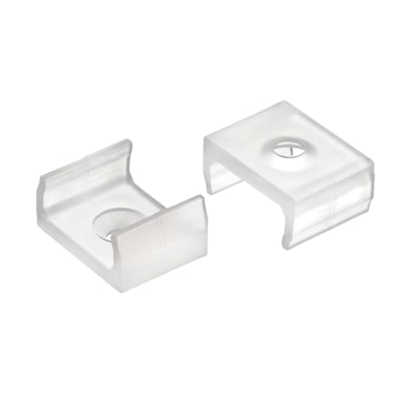Kichler TE Standard Series Standard Surface-Mount Channel Clear Mounting Clips, Pack of 10 Clear
