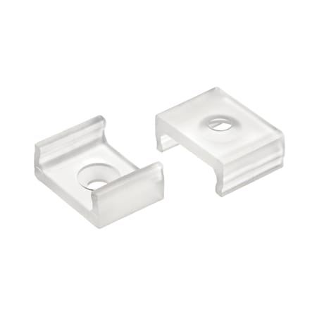 Kichler TE Standard Series Shallow Surface-Mount Channel Clear Mounting Clips, Pack of 10 Clear